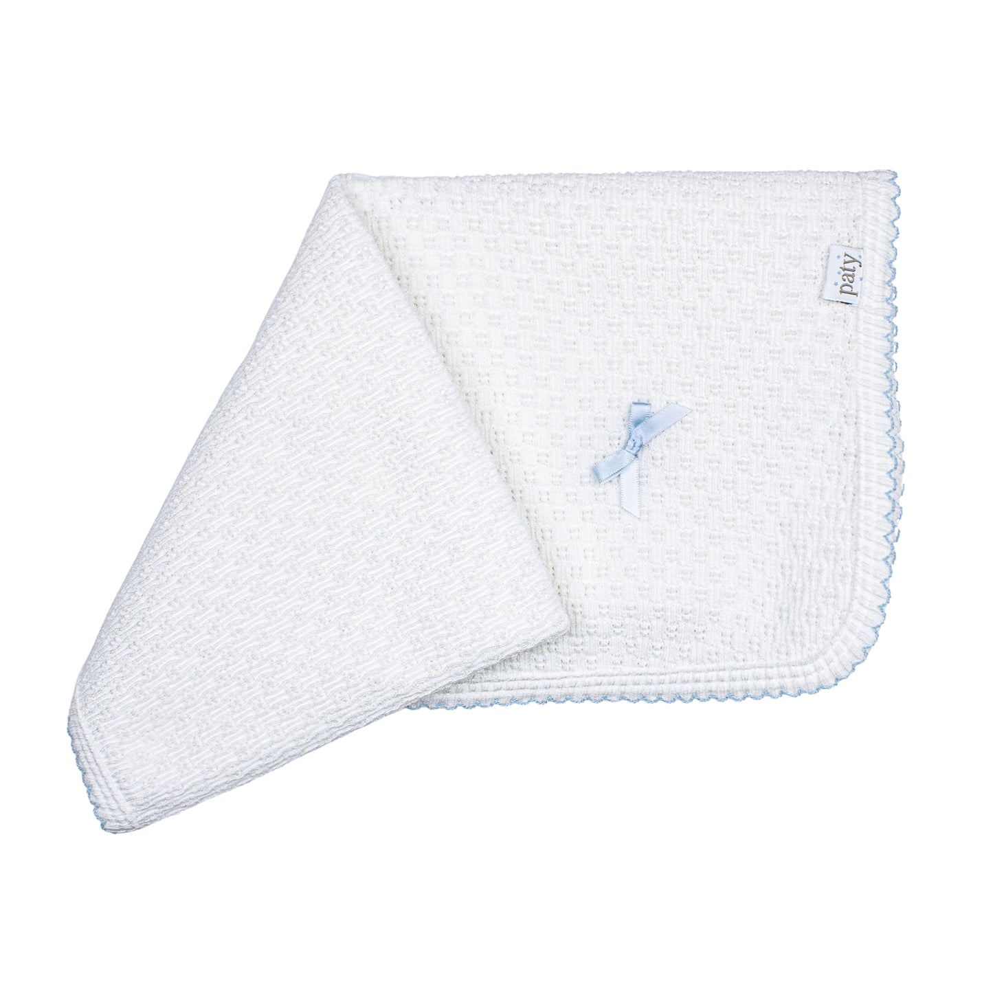 Paty Knit Receiving/Swaddle Blanket #107