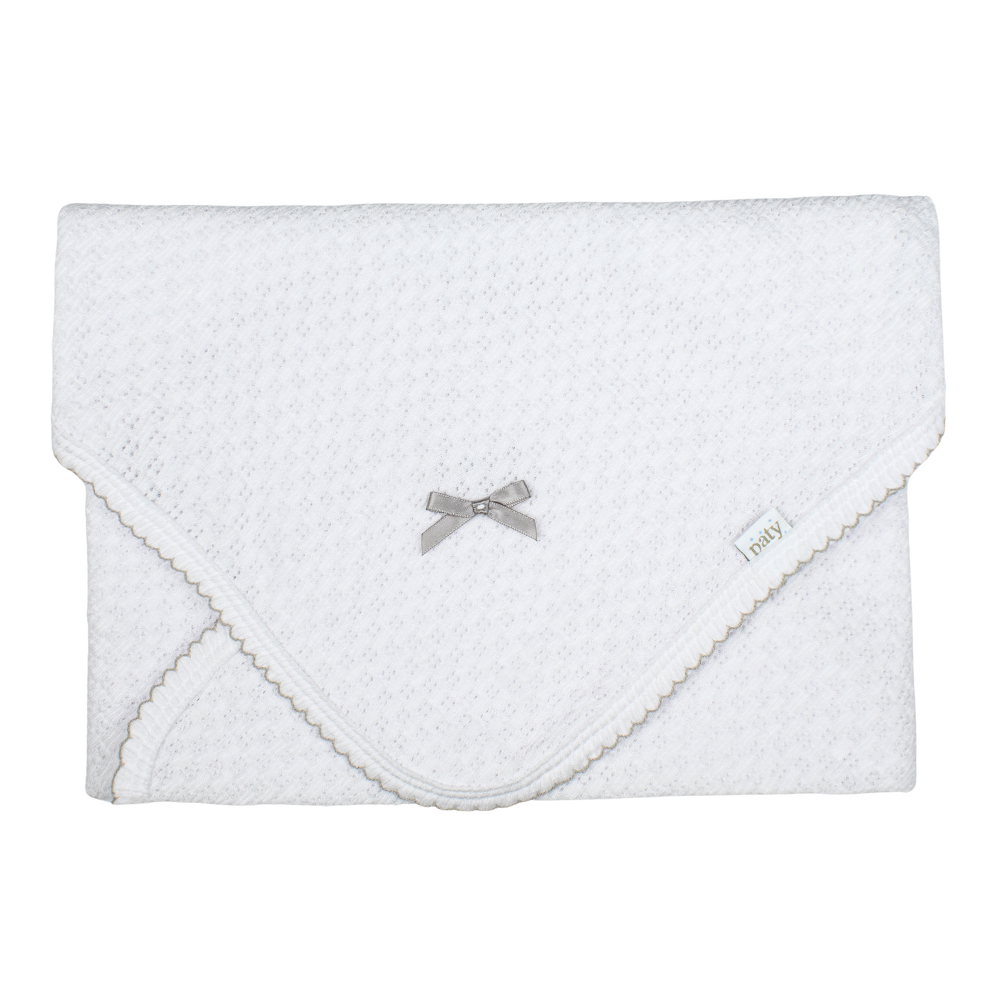 Paty Knit Receiving/Swaddle Blanket #107