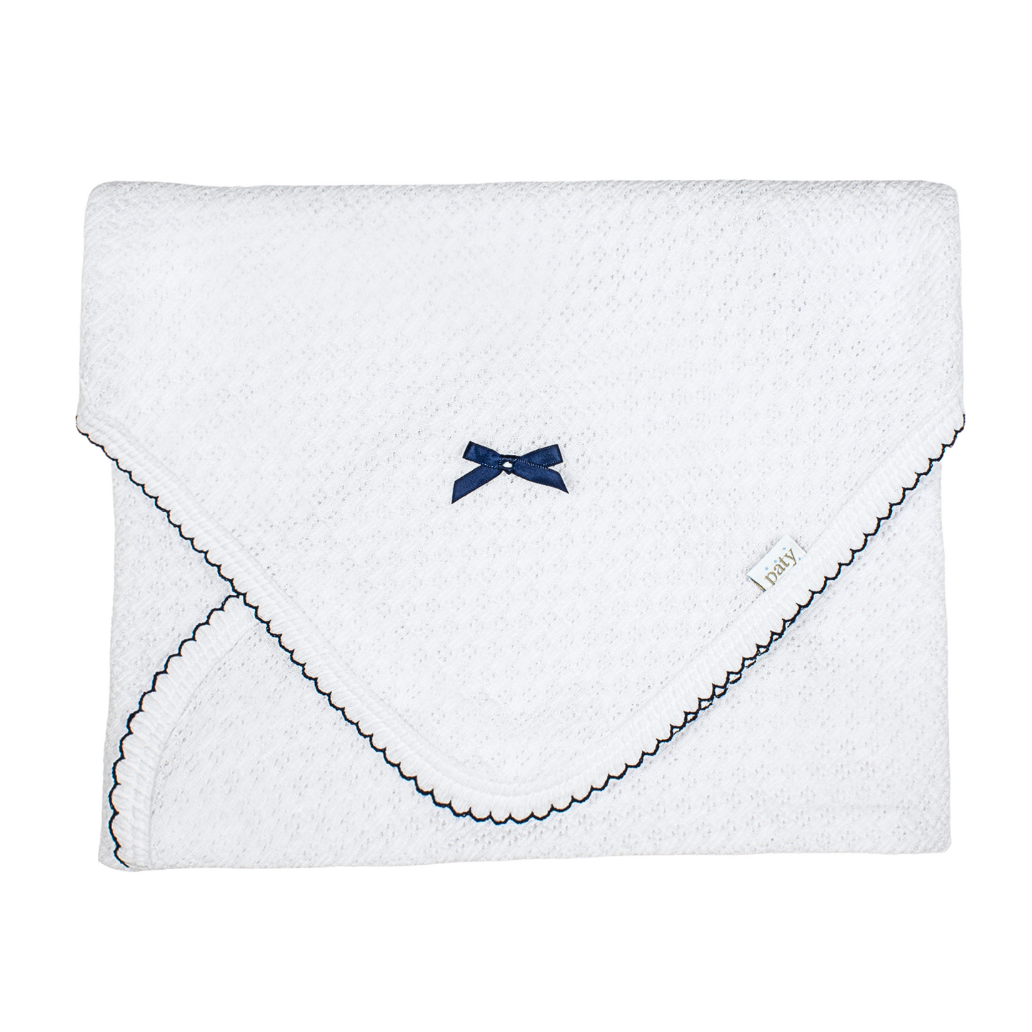Paty Knit Receiving/Swaddle Blanket #107