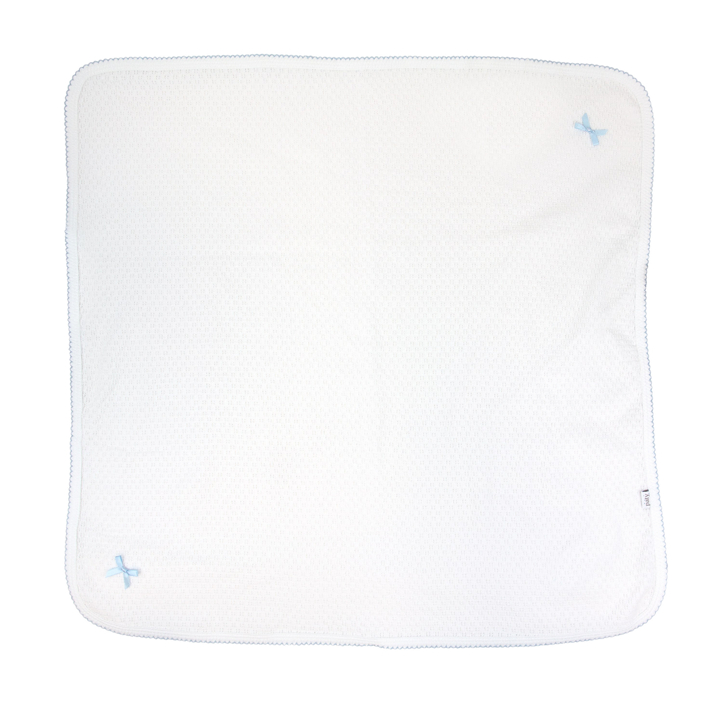 Paty Knit Receiving/Swaddle Blanket #107