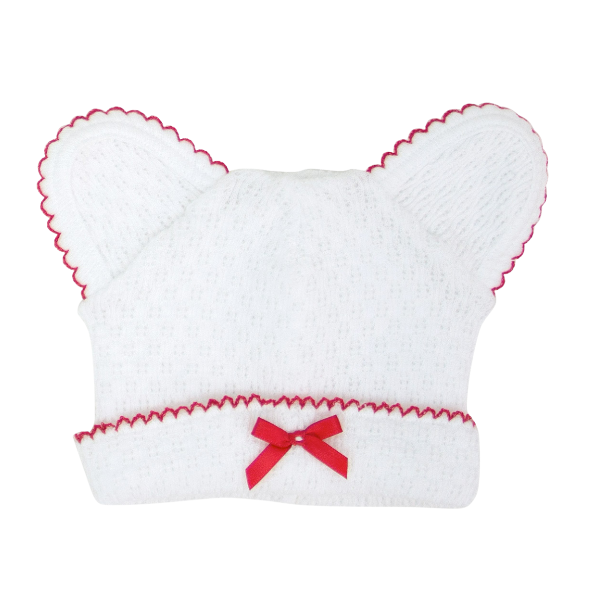 Paty Knit Bear Beanie