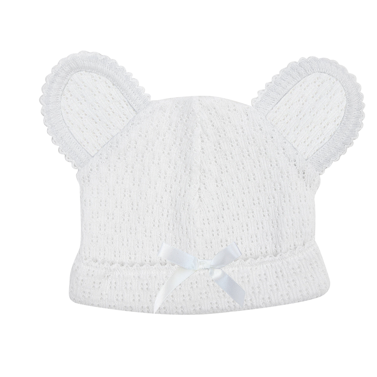 Paty Knit Monogrammed Bear Beanie