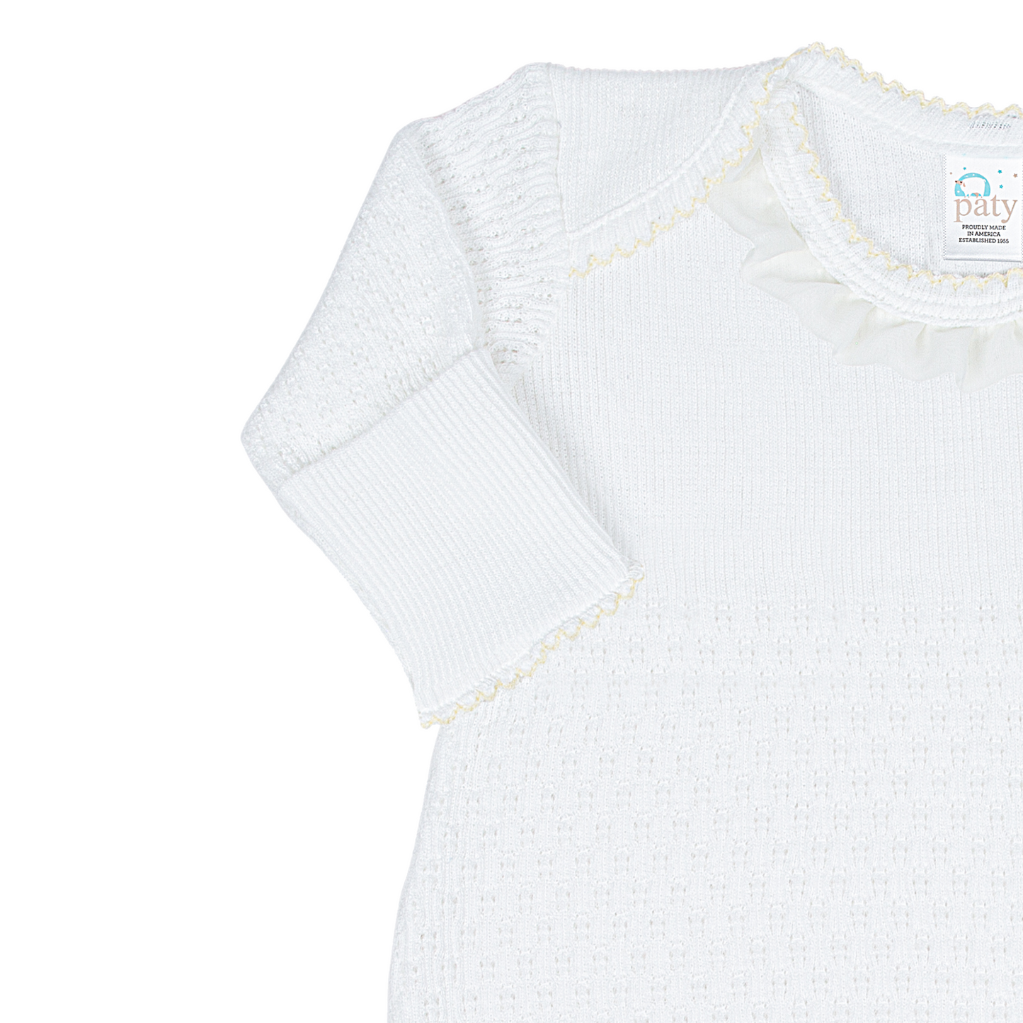 Overlap Shoulder Gown with Chiffon Trim