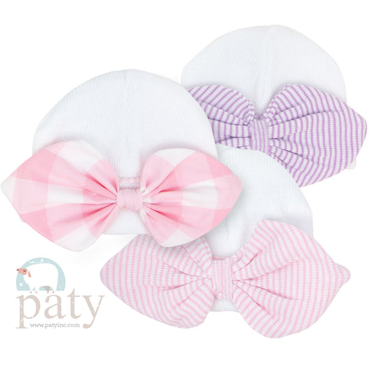 Paty Knit Newborn Sailor Bows