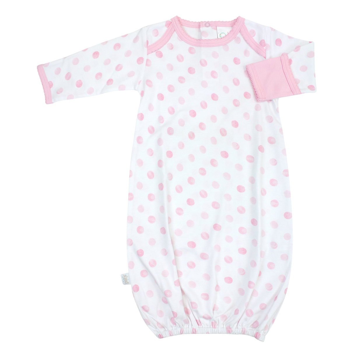 Pima Overlap Shoulder Gown