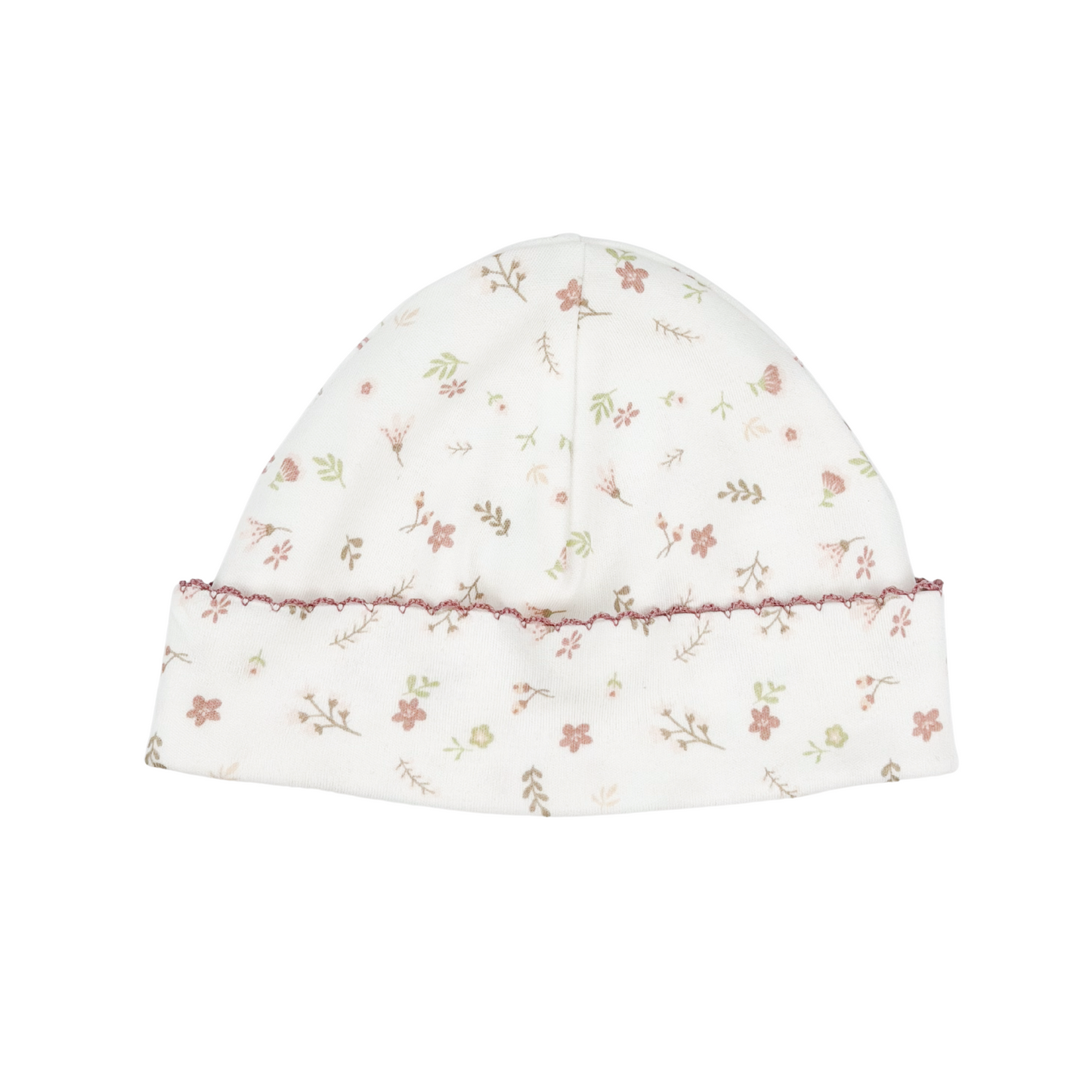 Saylor Beanie White with Color Trim or Prints (Fall Holiday Collection 2025)