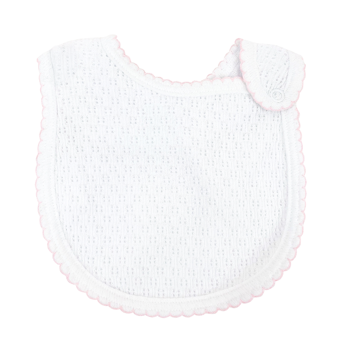 PatyKnit™ Shoulder Snap Bib