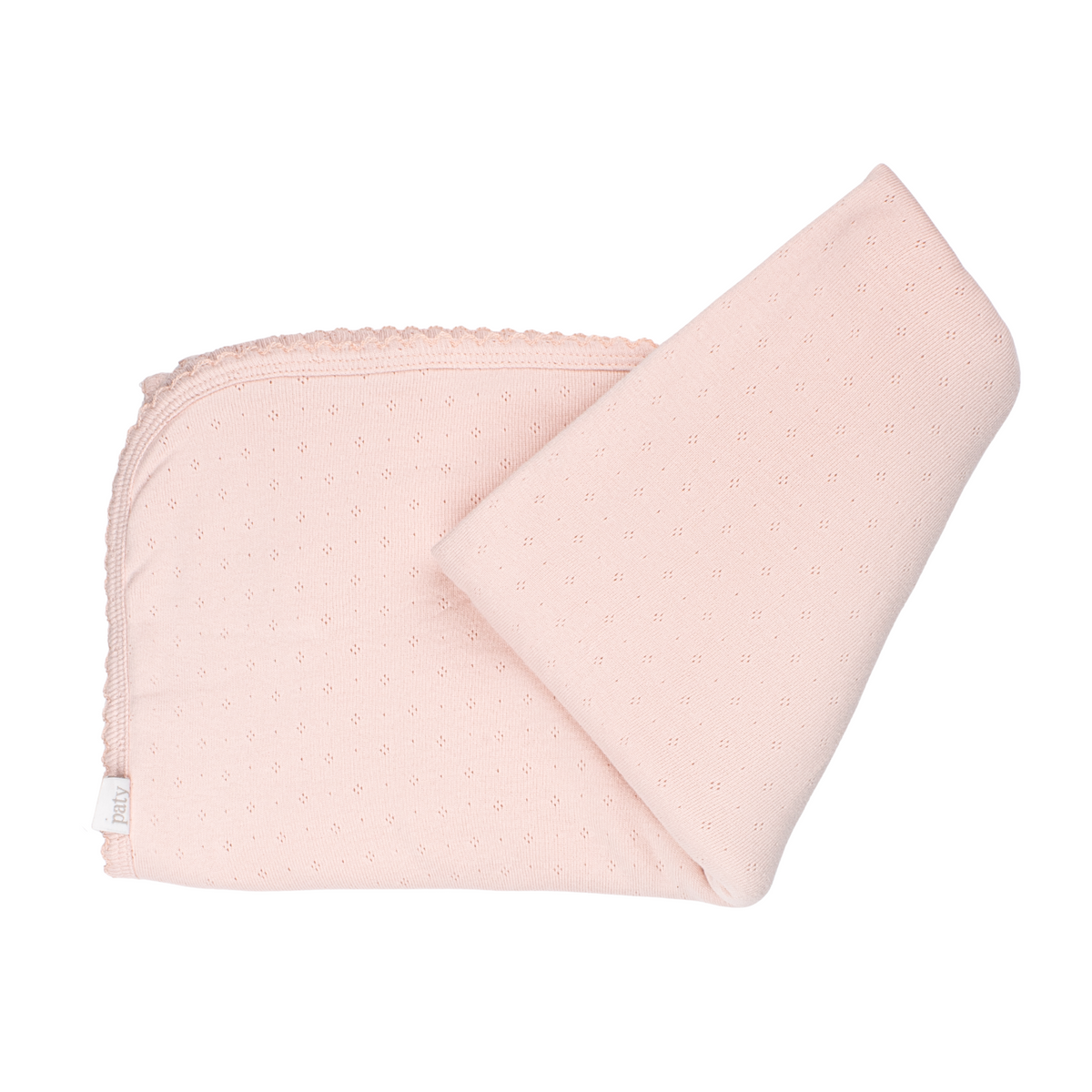 Organic Cotton Pointelle Swaddle Blanket