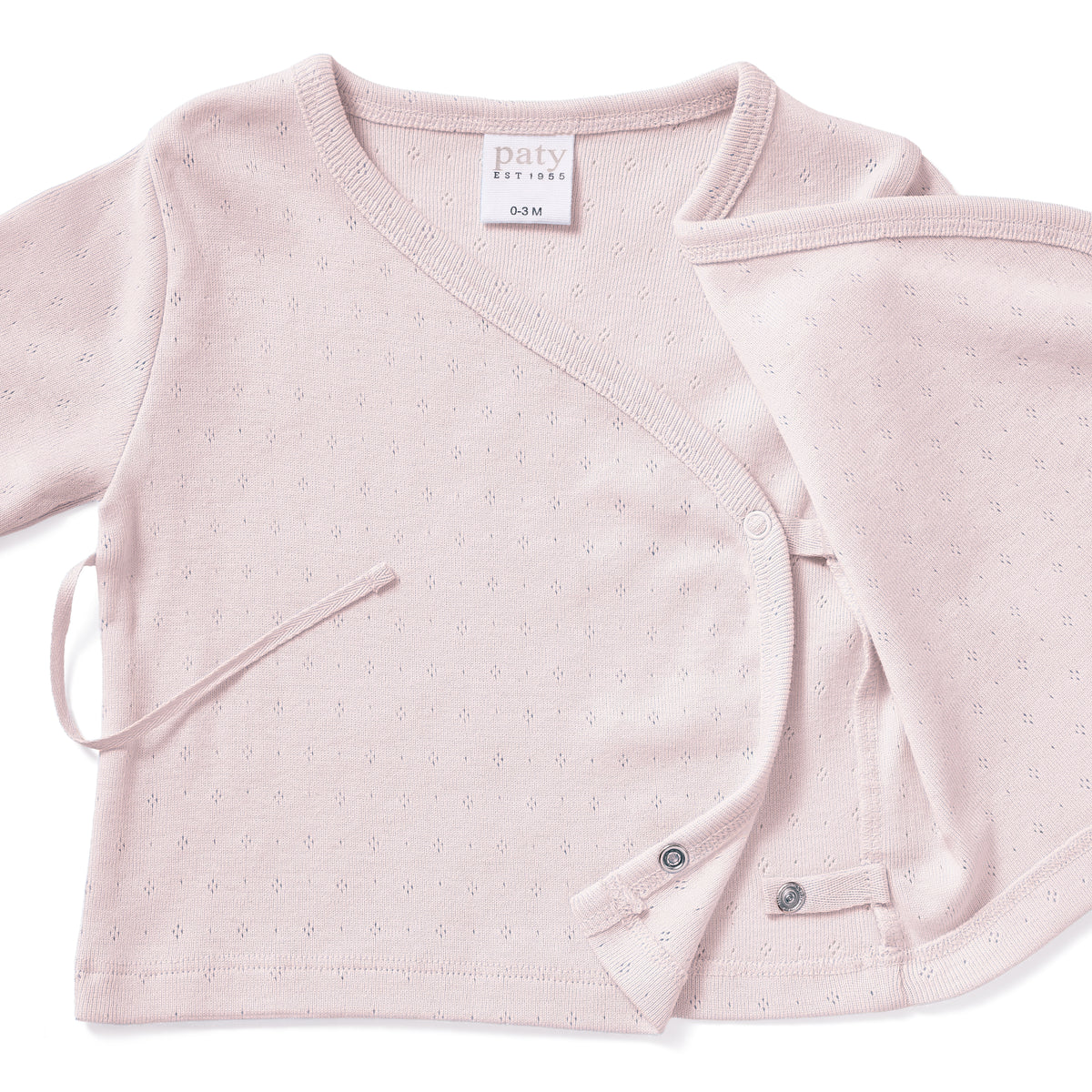 Paty Organic Cotton Pointelle Newborn Set in Solid Colors
