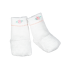 Paty Knit Booties with Rosettes