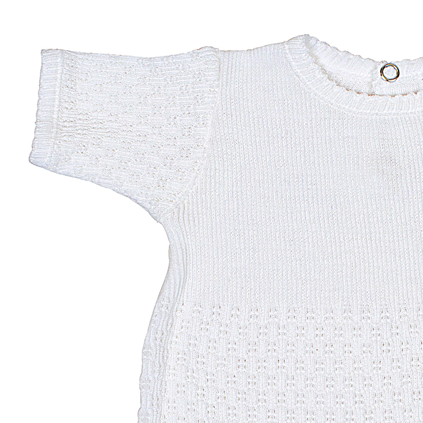 Paty Knit Short Sleeve Romper
