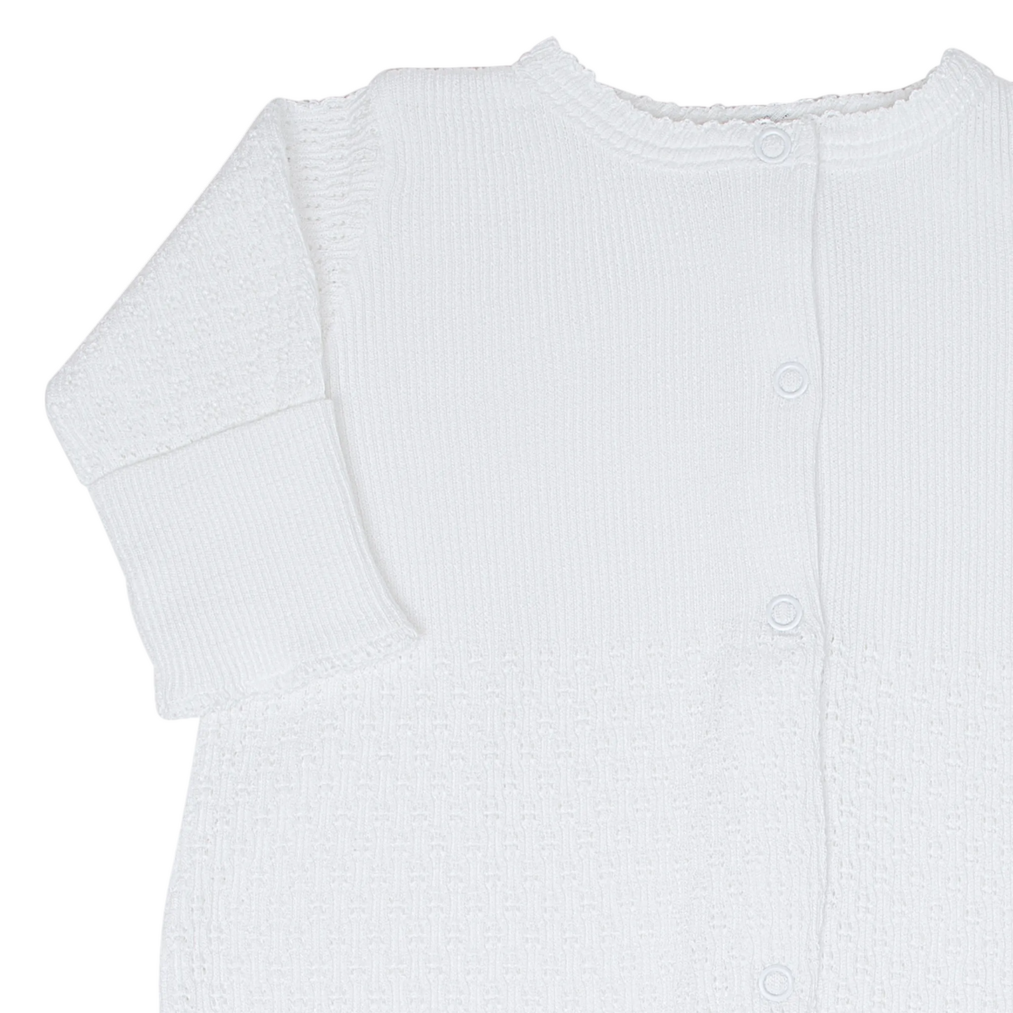 Paty Knit Gown with Full Snap Front