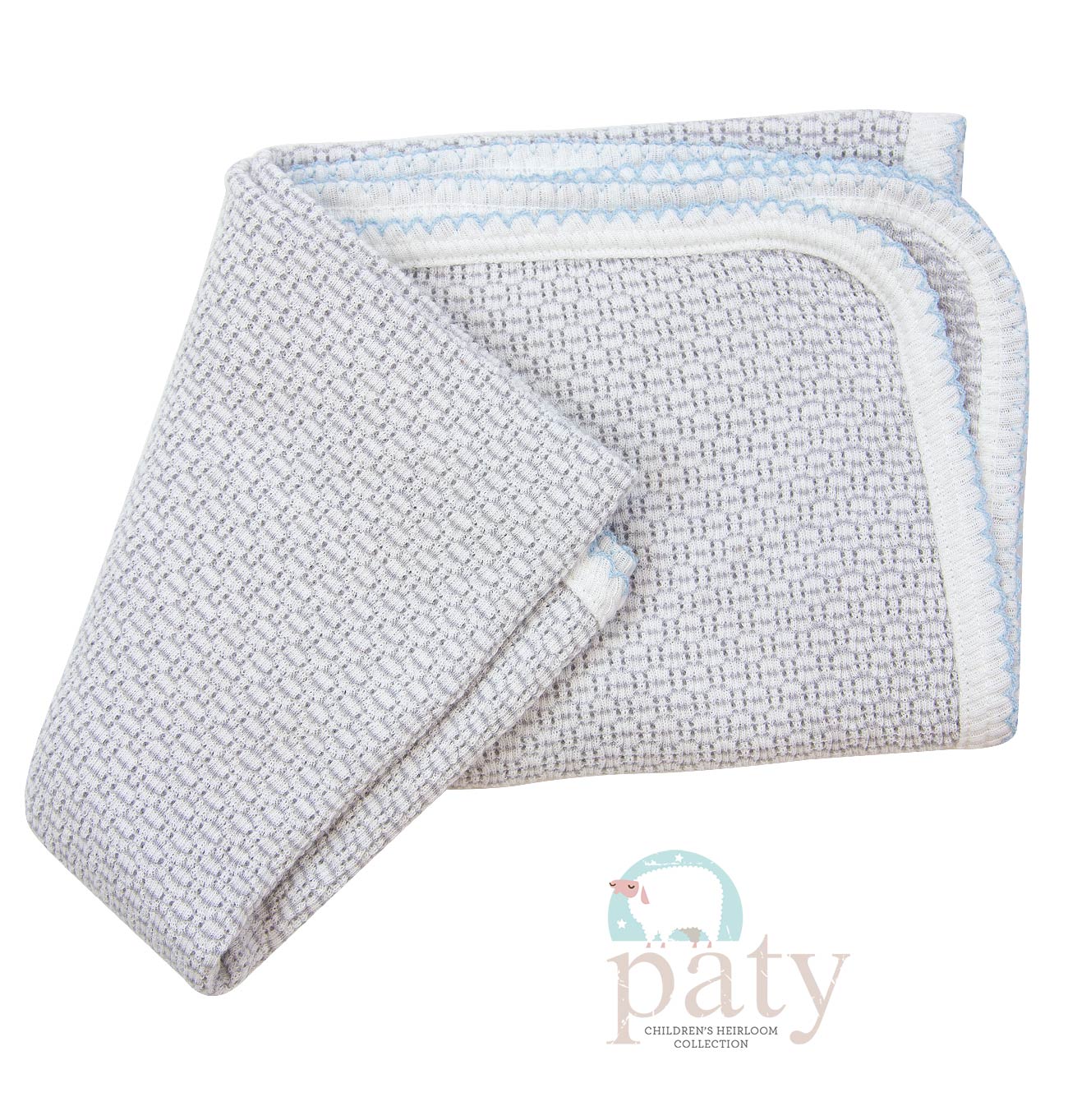 Paty Knit Receiving/Swaddle Blanket