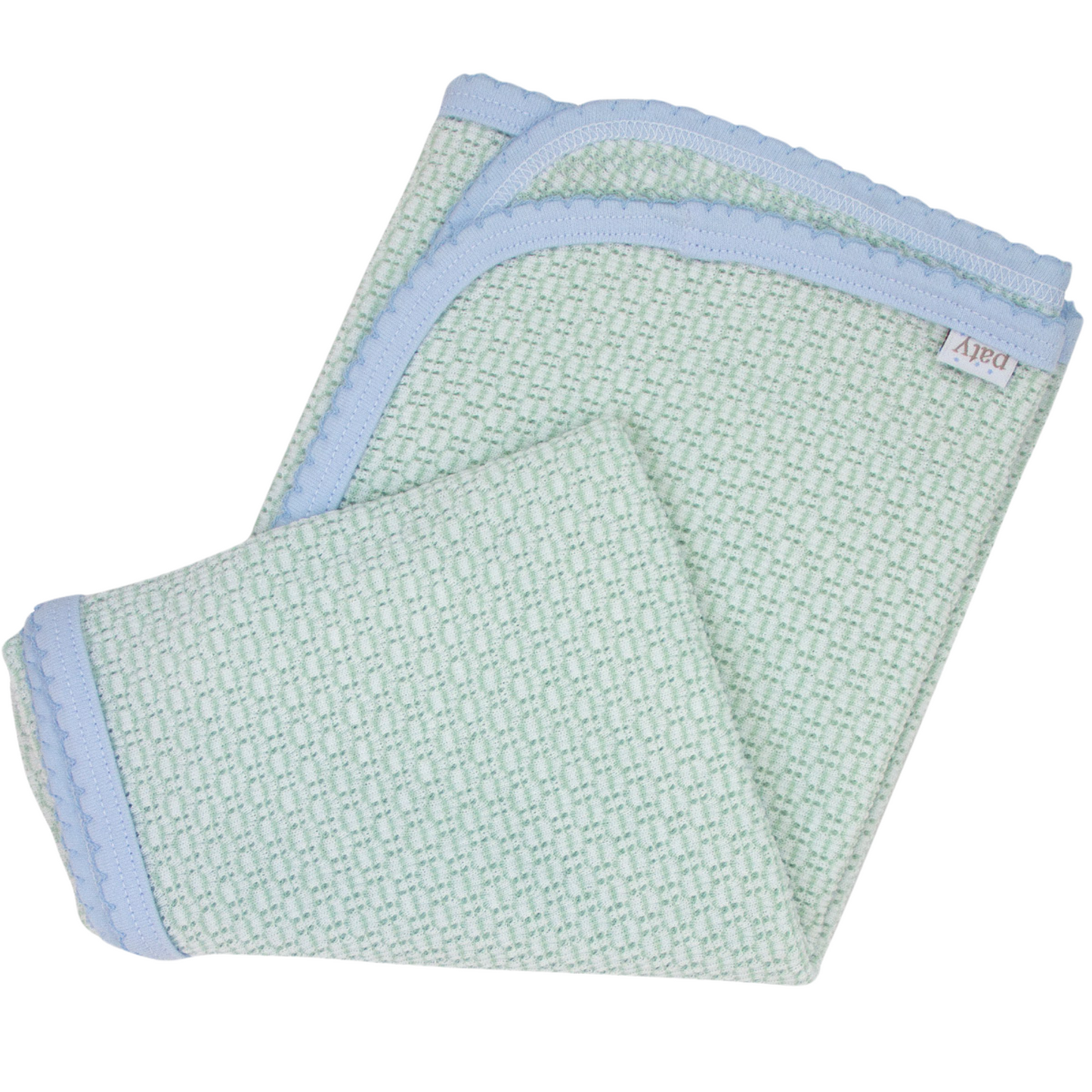 Paty Knit Blanket, Pima Binding 207J