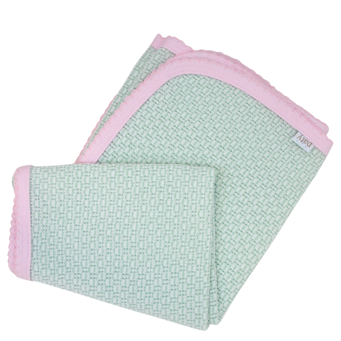 Paty Knit Blanket, Pima Binding 207J