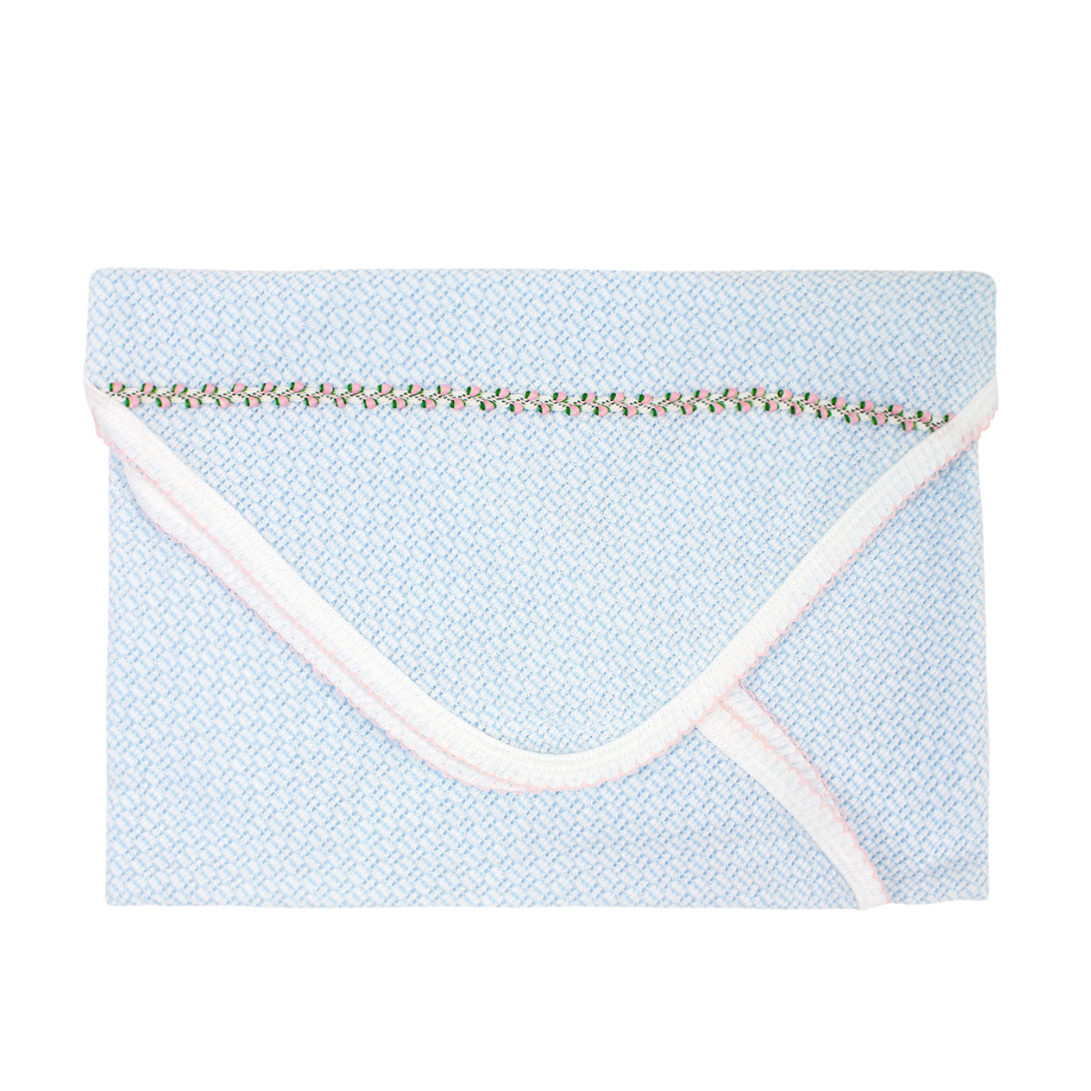 Paty Knit Solid Color Swaddle Blanket, Ruth Collection