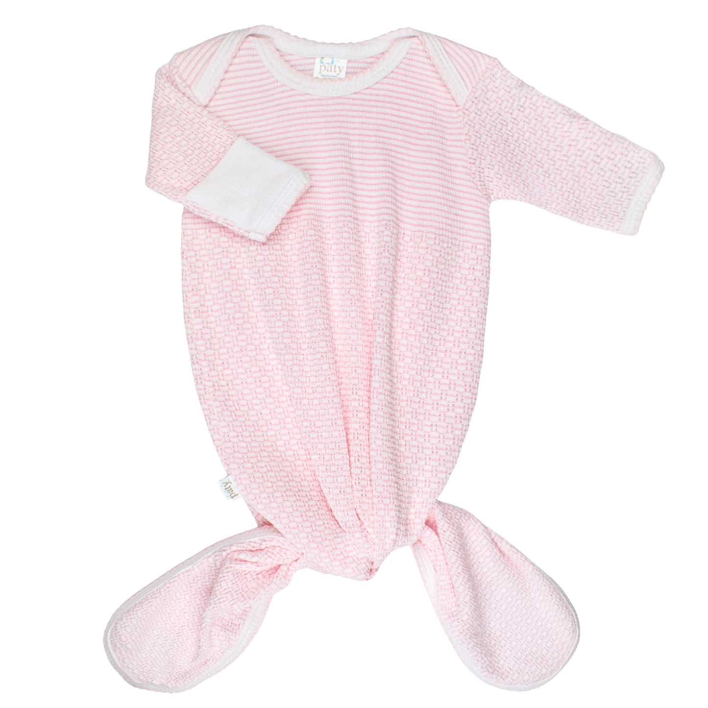 Knotted Overlap Shoulder Gown