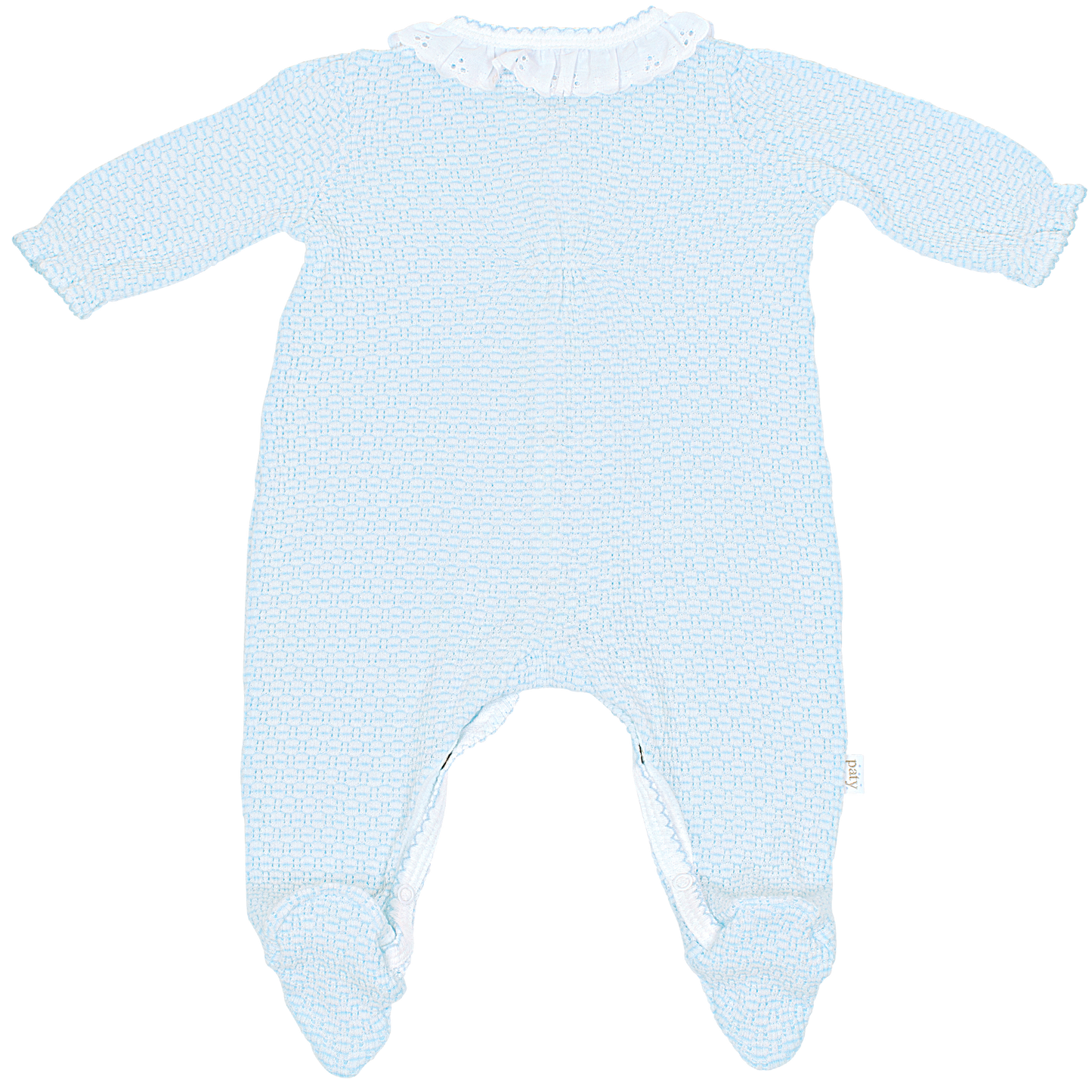 Paty Knit Footie with Eyelet #217E