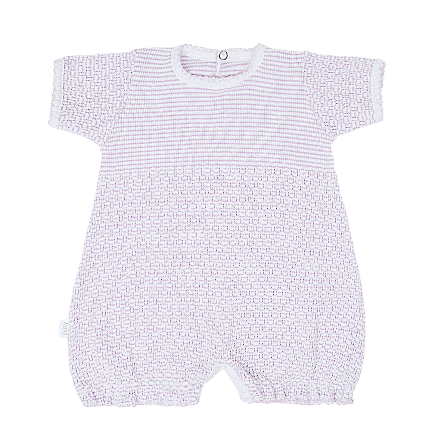 Paty Knit Ruffle Hem Bubble in Solid Colors