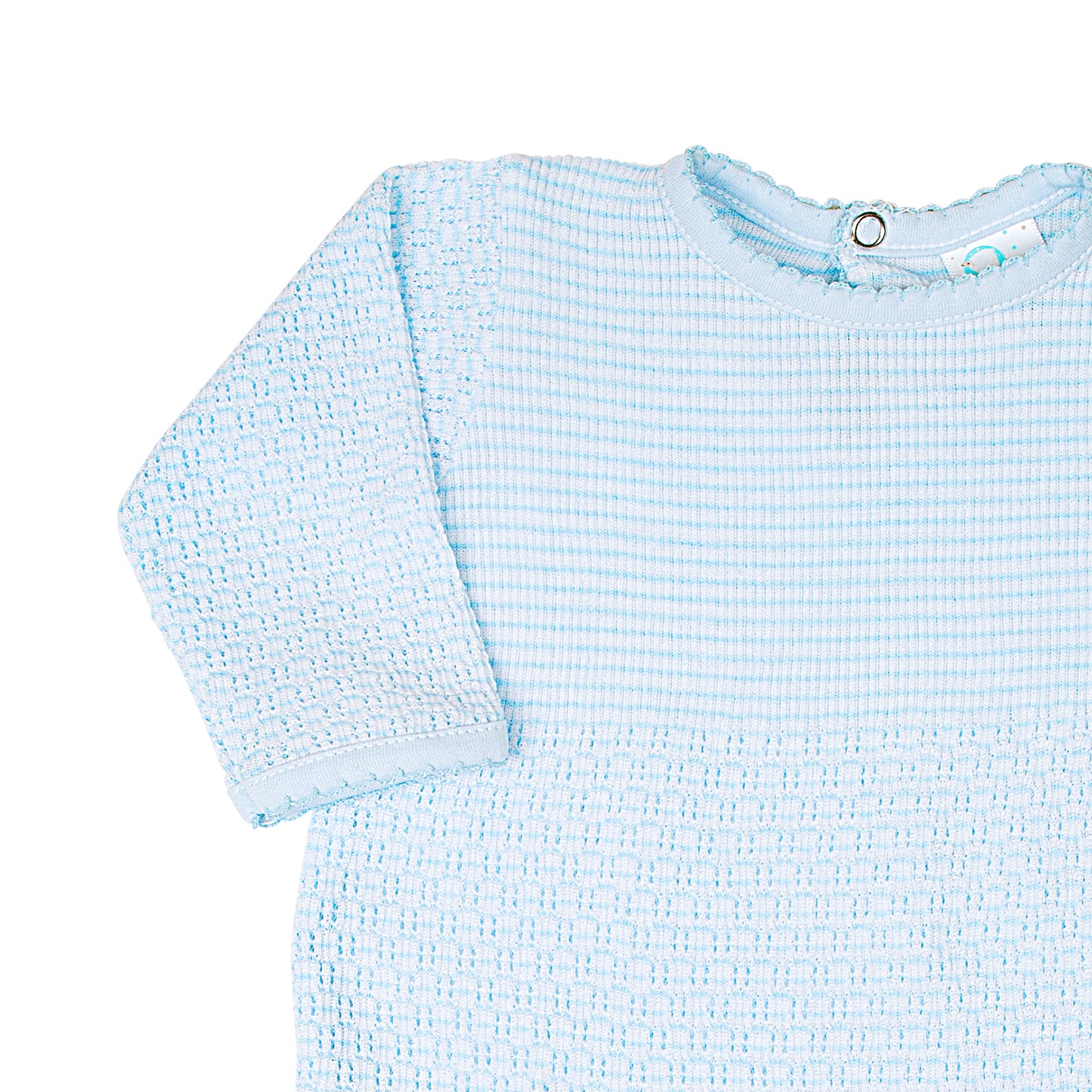 Paty Knit Romper with Pima Binding (Long Sleeve) #266LSJ