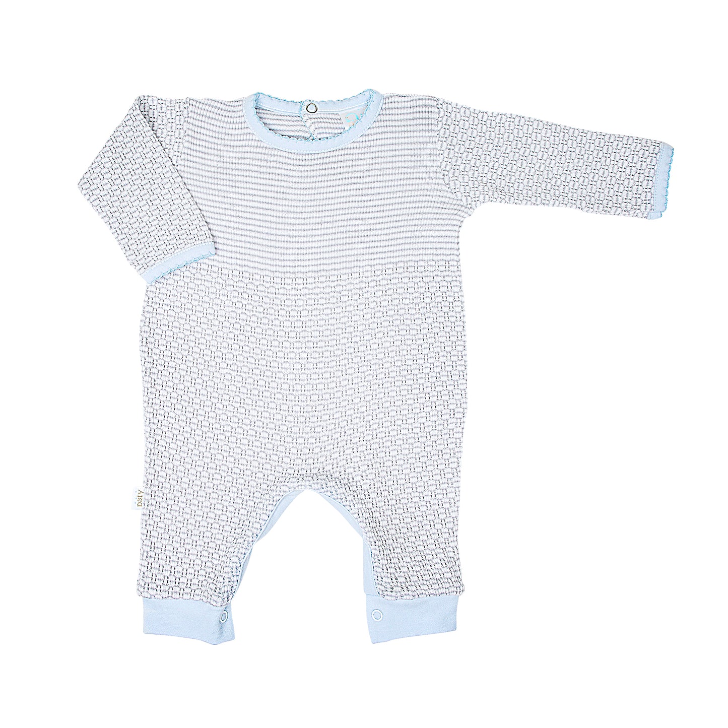 Paty Knit Romper with Pima Binding (Long Sleeve) #266LSJ