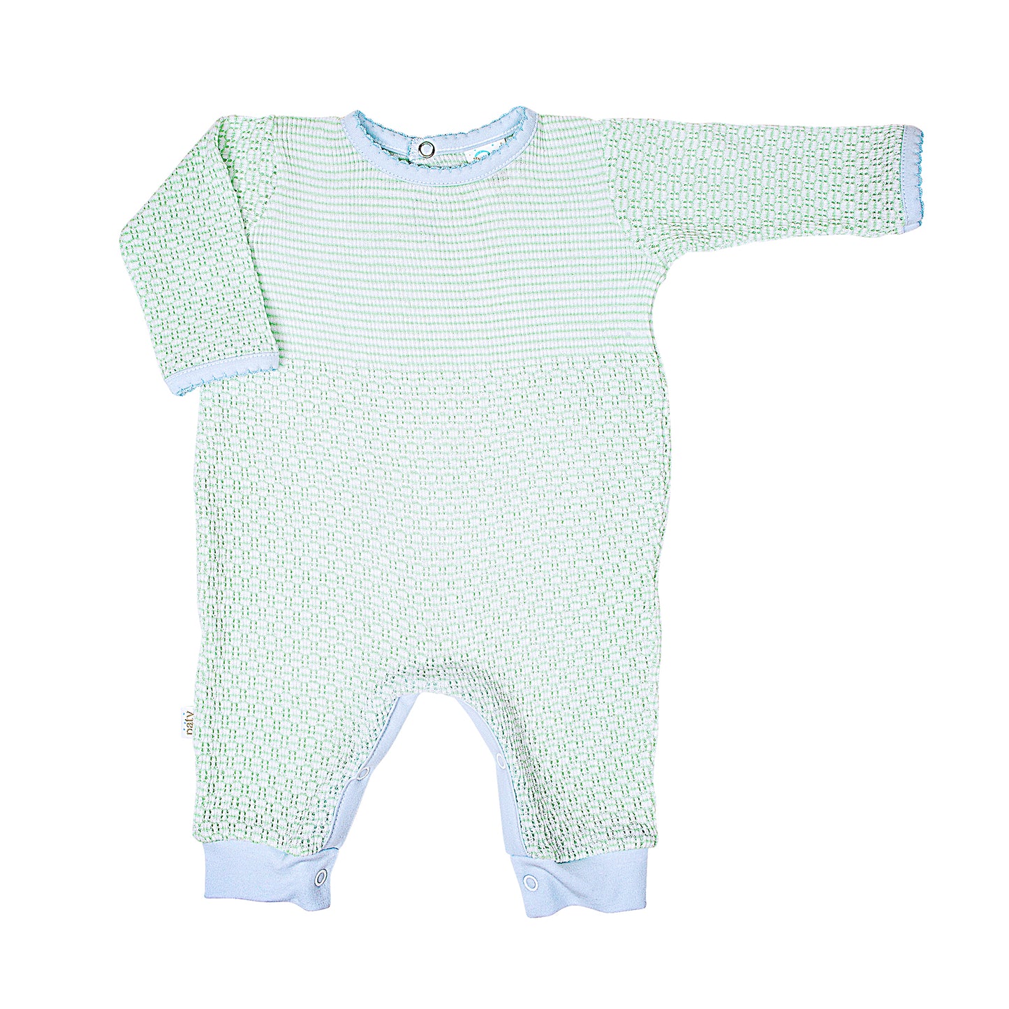 Paty Knit Romper with Pima Binding (Long Sleeve) #266LSJ