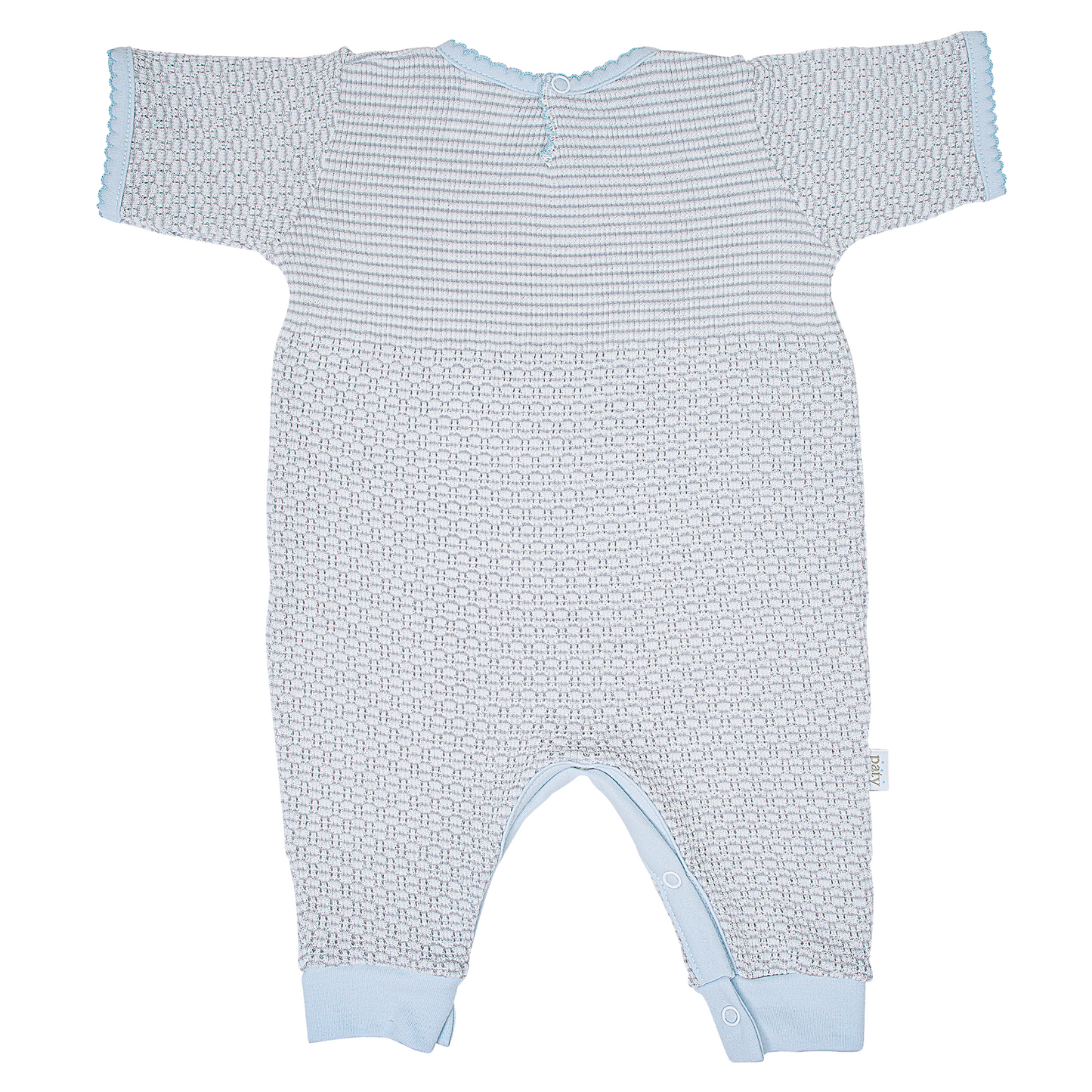 Paty Knit Romper with Pima Binding (Short Sleeve) #266SSJ