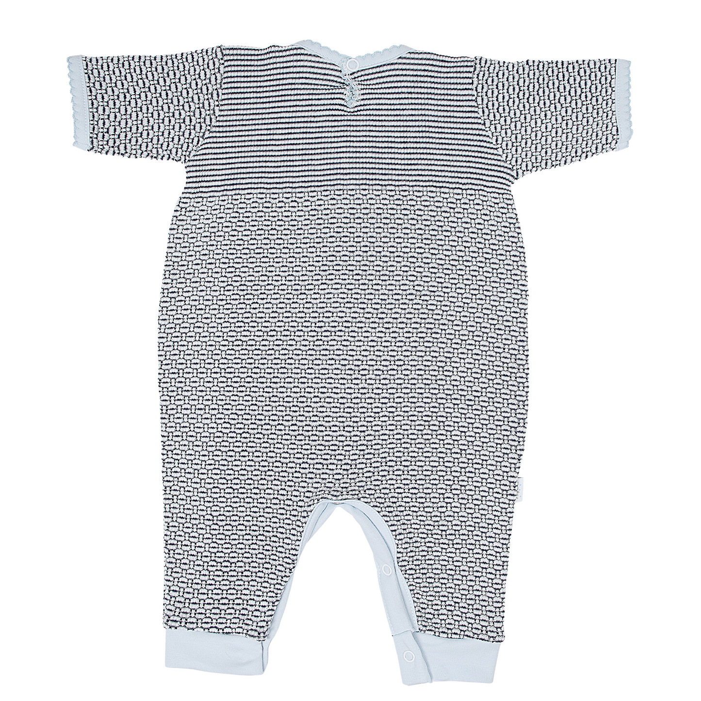 Paty Knit Romper with Pima Binding (Short Sleeve) #266SSJ