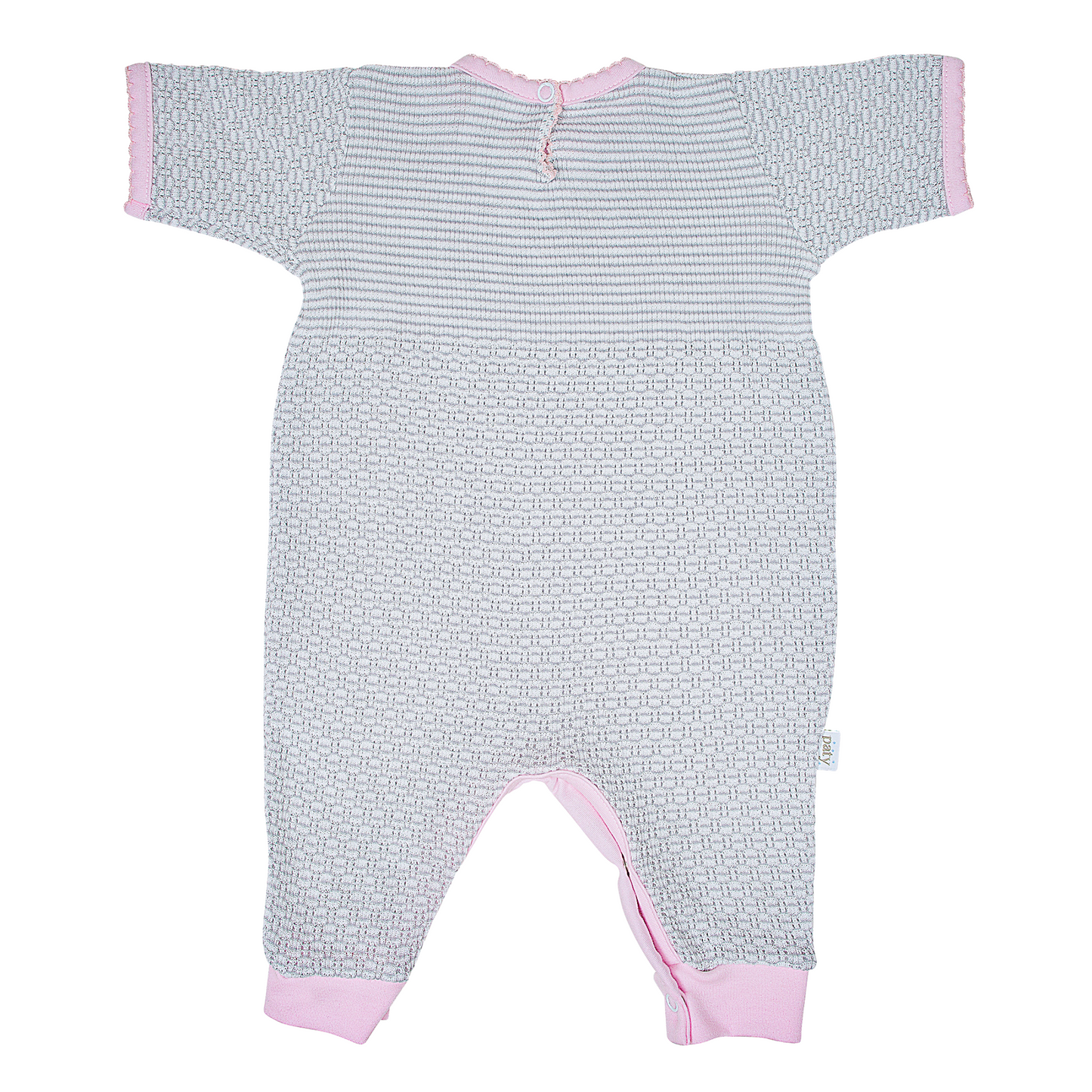 Paty Knit Romper with Pima Binding (Short Sleeve) #266SSJ