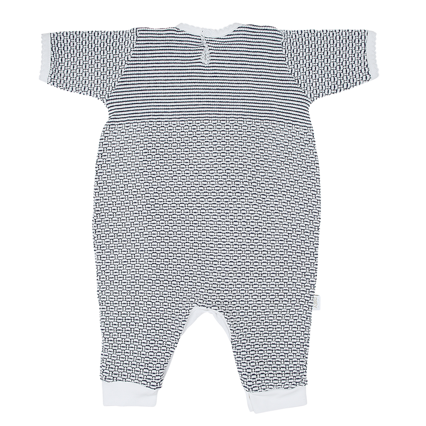 Paty Knit Romper with Pima Binding (Short Sleeve) #266SSJ