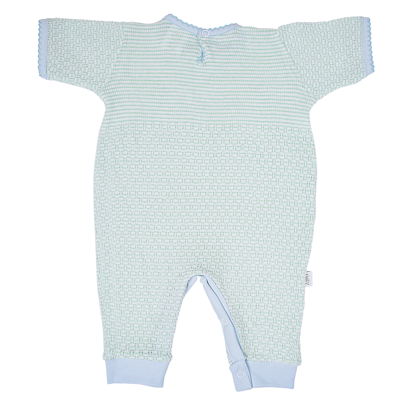 Paty Knit Romper with Pima Binding (Short Sleeve) #266SSJ