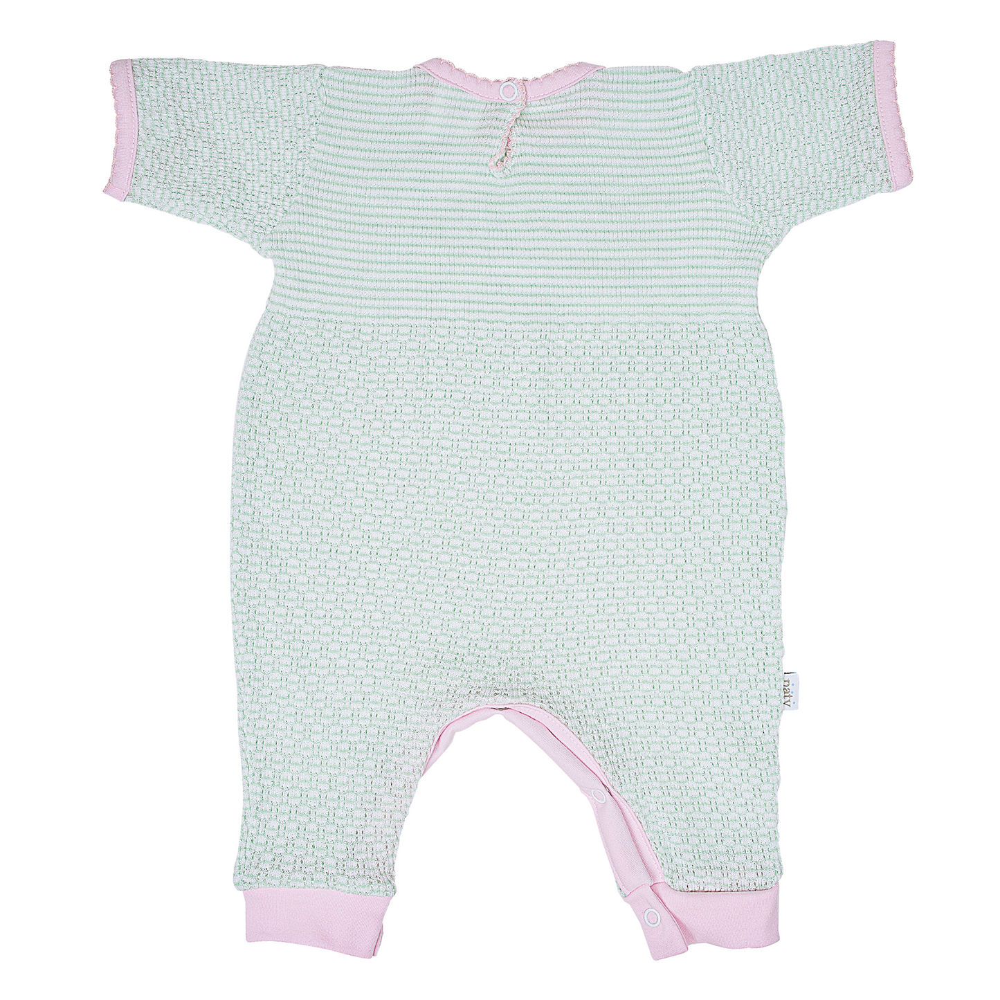 Paty Knit Romper with Pima Binding (Short Sleeve) #266SSJ