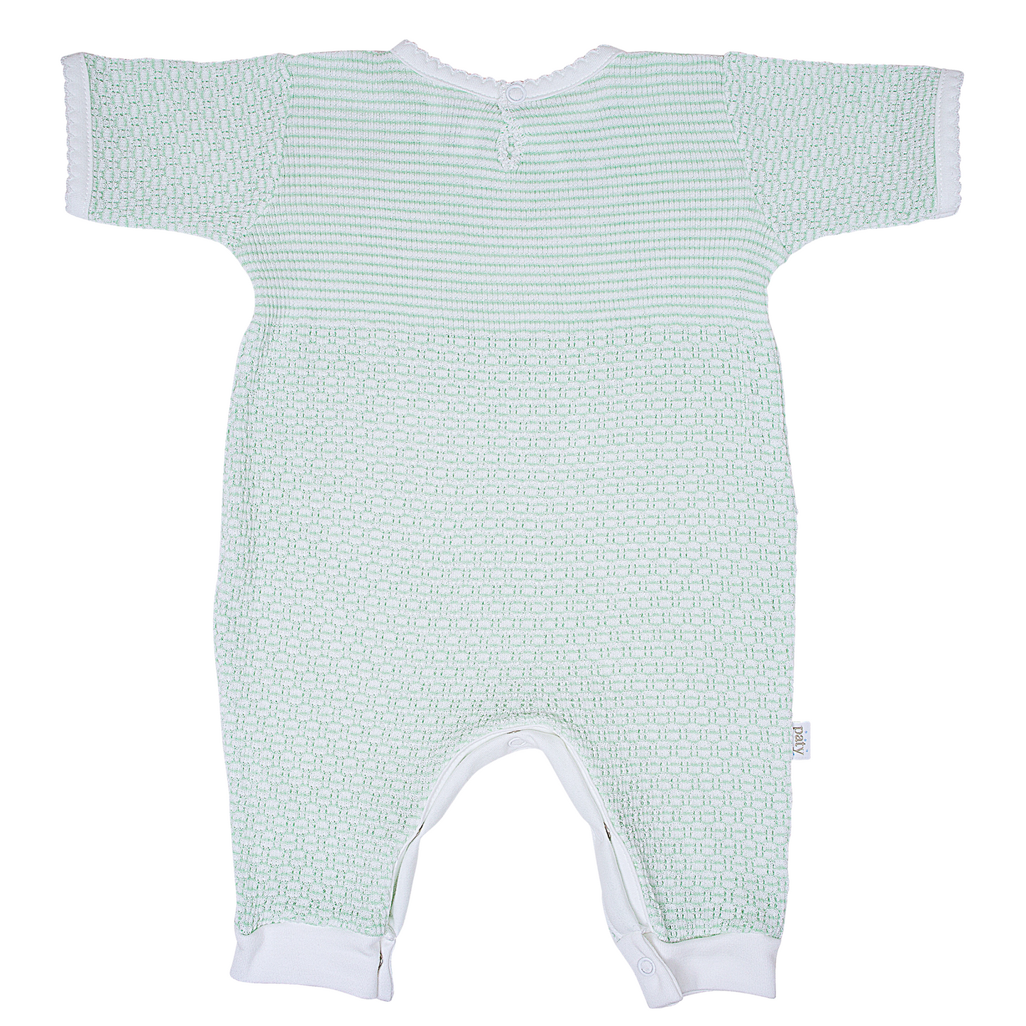 Paty Knit Romper with Pima Binding (Short Sleeve) #266SSJ