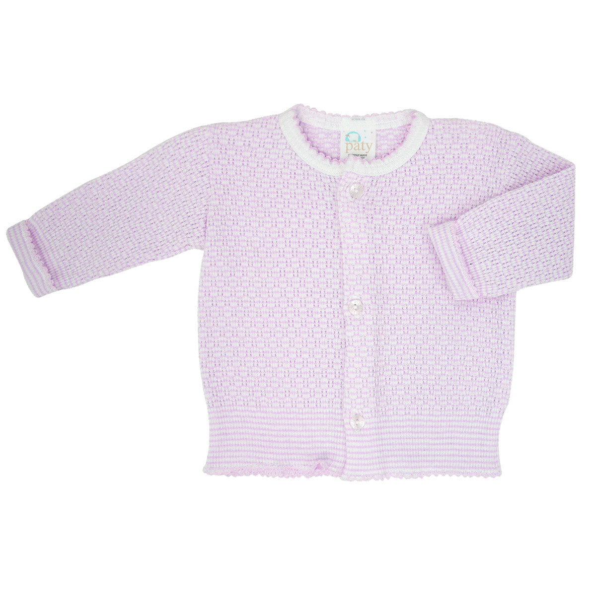 Paty Knit Baby Cardigan Sweater in Solid Colors - Original Paty Sweater