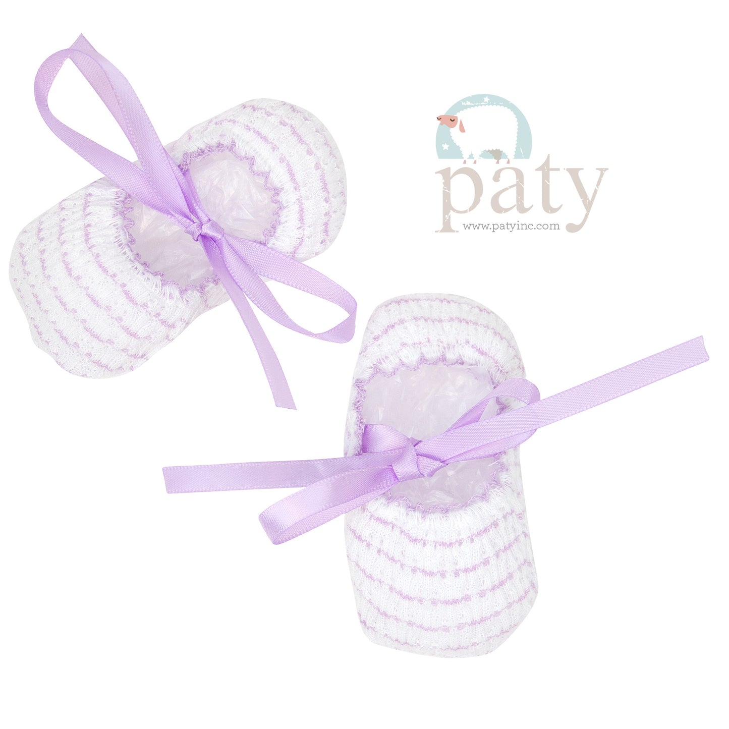 Paty Knit Pinstripe Slippers #356
