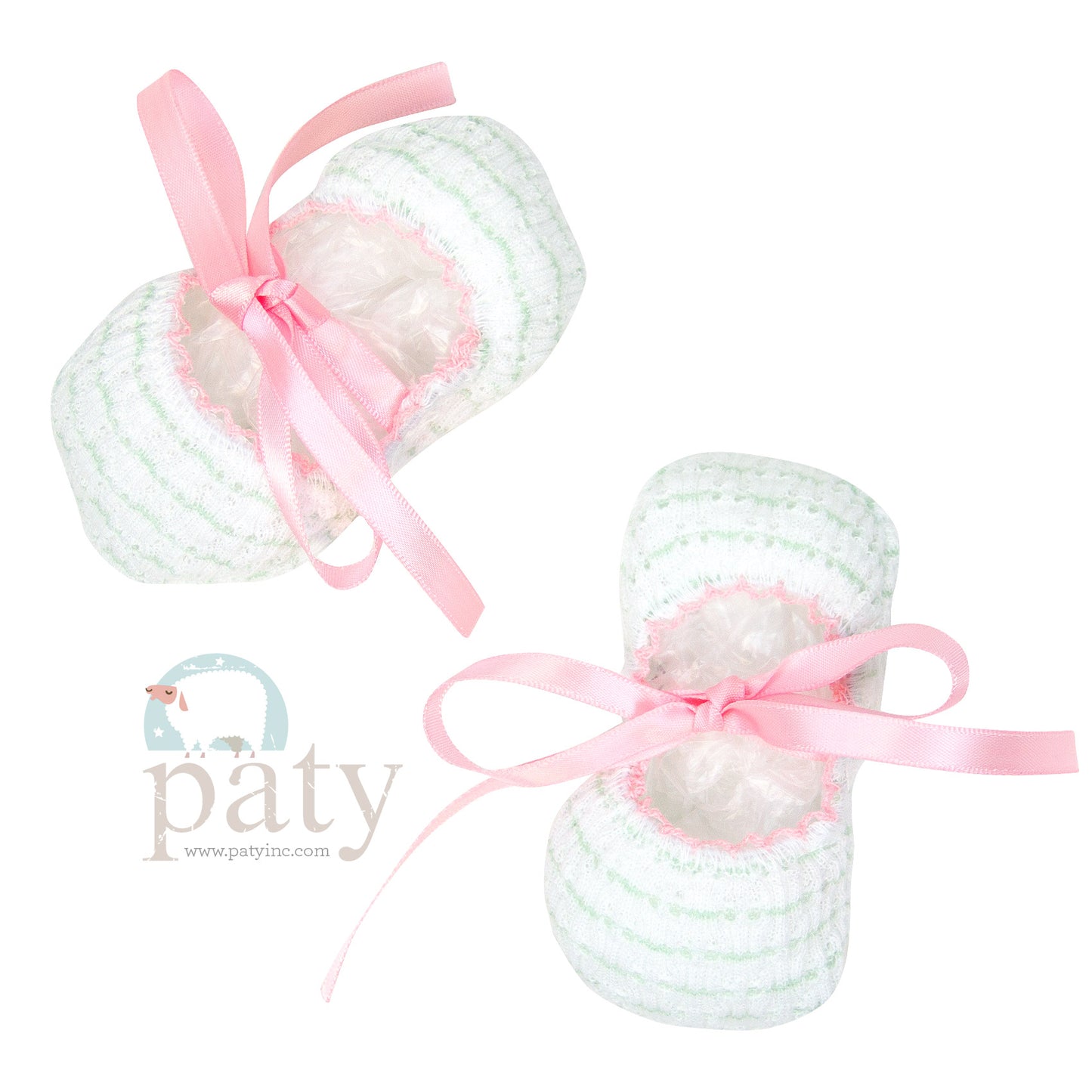 Paty Knit Pinstripe Slippers #356