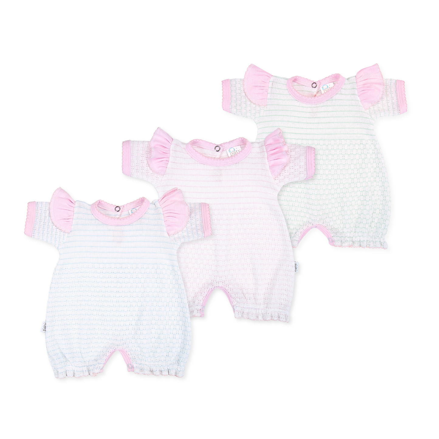 Paty Knit Bubble with Shoulder Ruffle Trim
