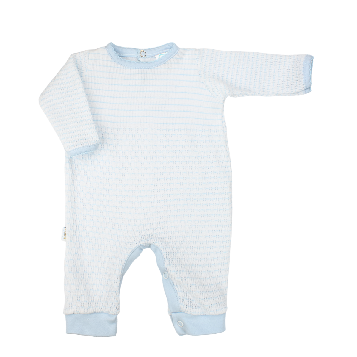 Paty Knit Romper with Pima Binding #366LSJ
