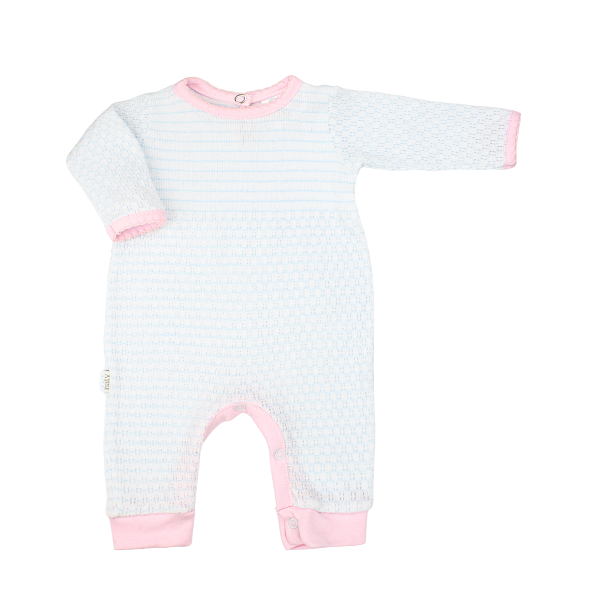 Paty Knit Romper with Pima Binding #366LSJ