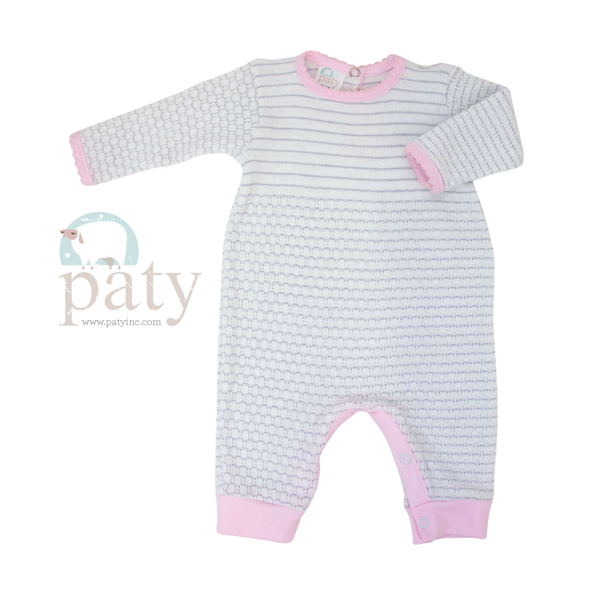 Pinstripe Romper w/ Trim Options #366LSJ