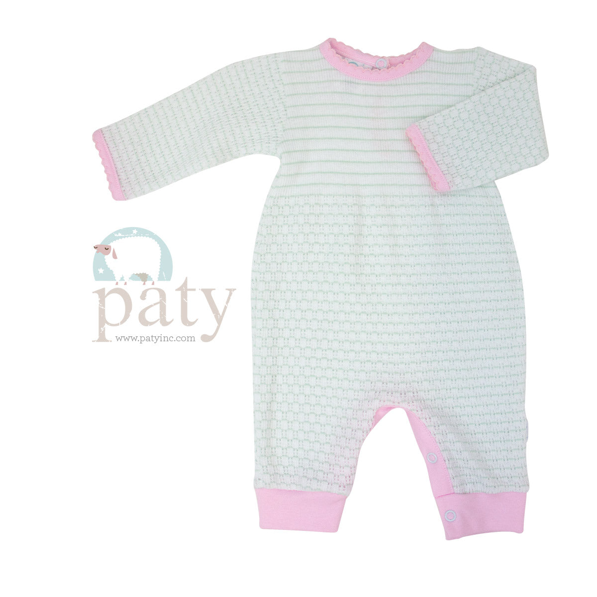 Pinstripe Romper w/ Trim Options #366LSJ