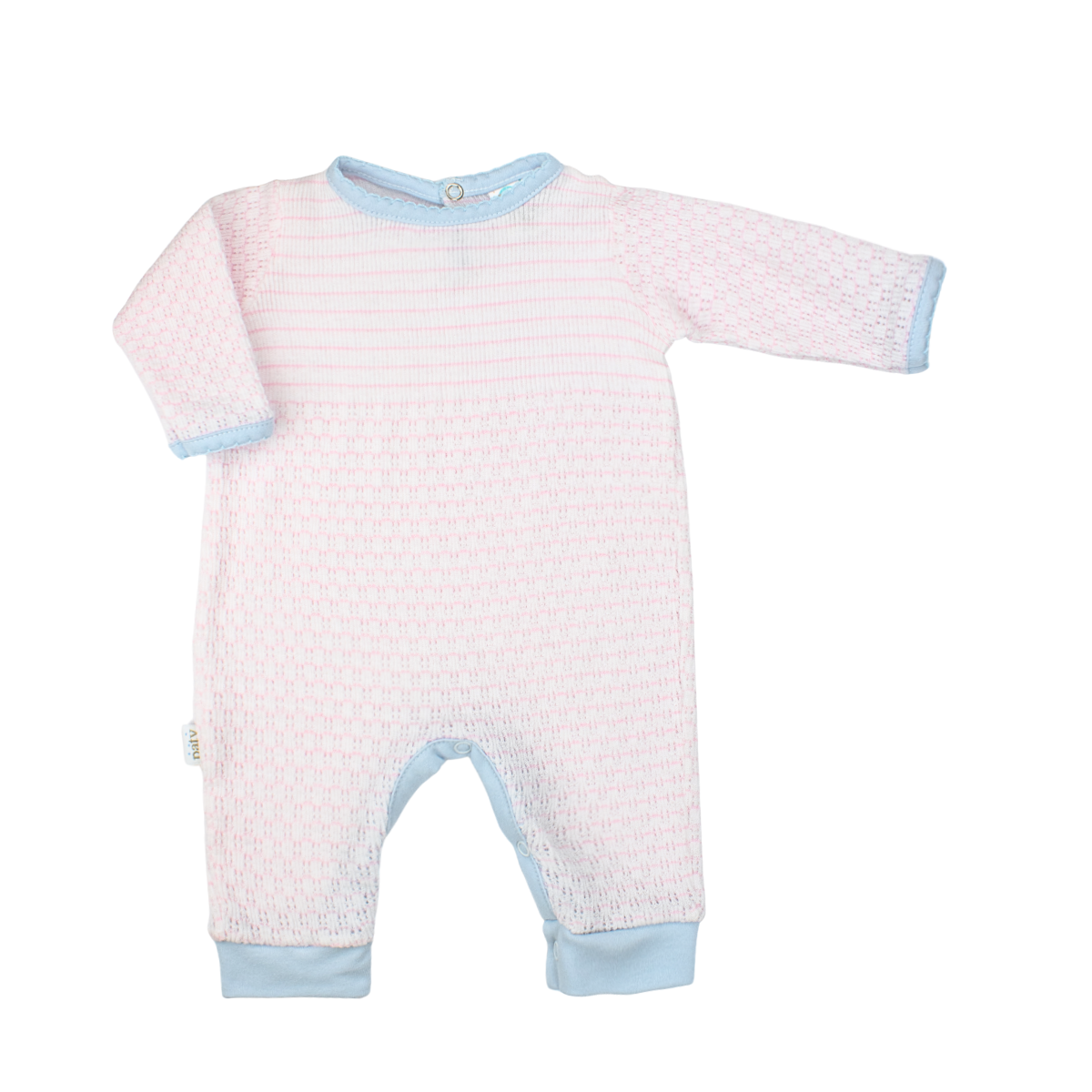 Paty Knit Romper with Pima Binding #366LSJ