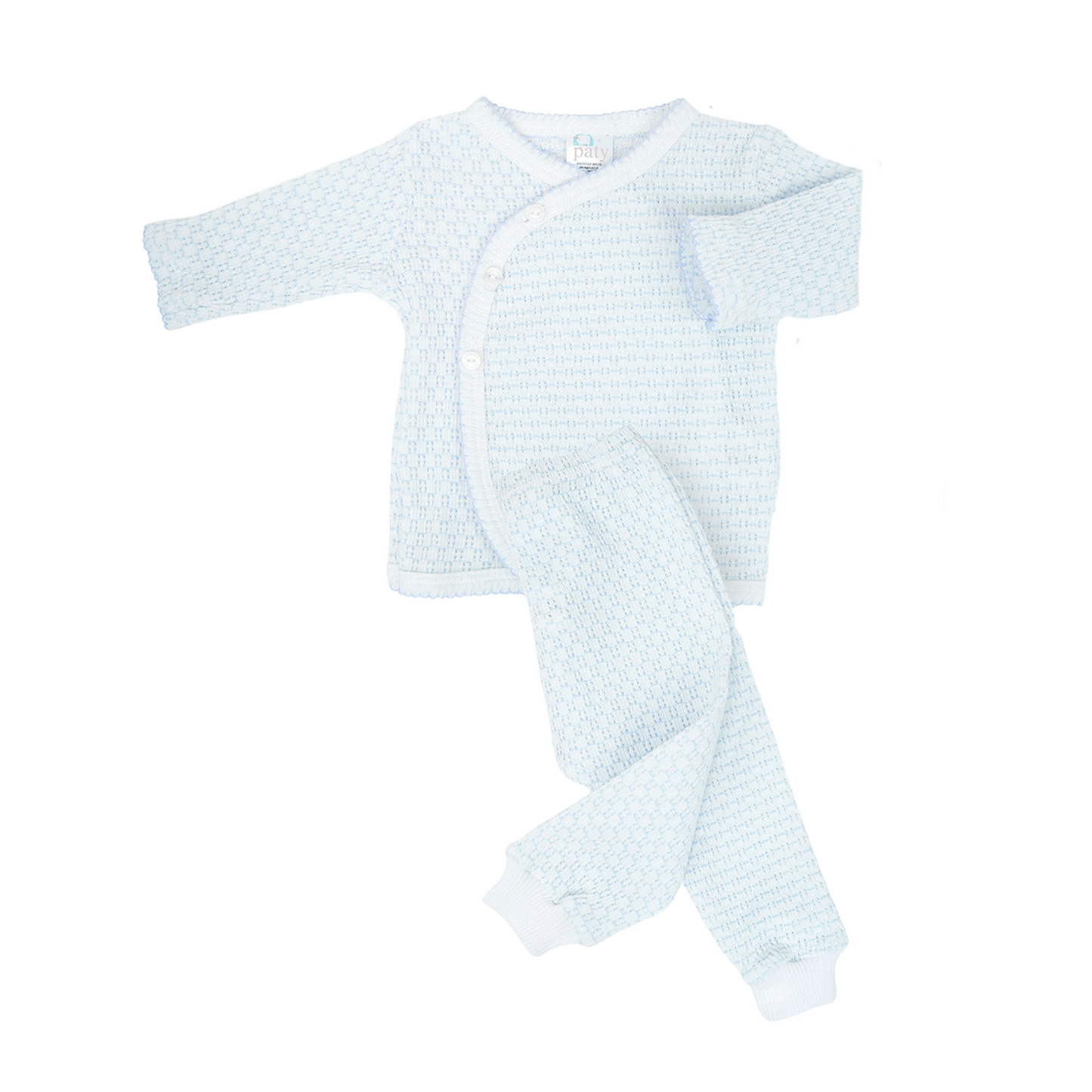 Paty Knit Two-Piece Kimono Set