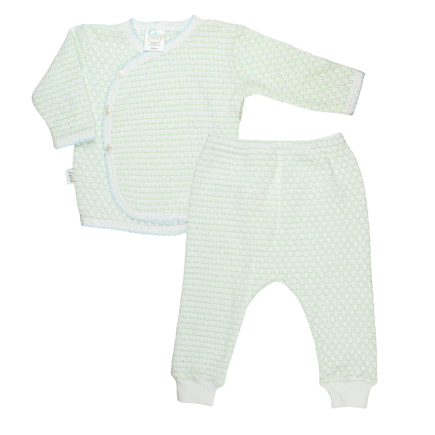 Paty Knit, 2 PC Kimono Set