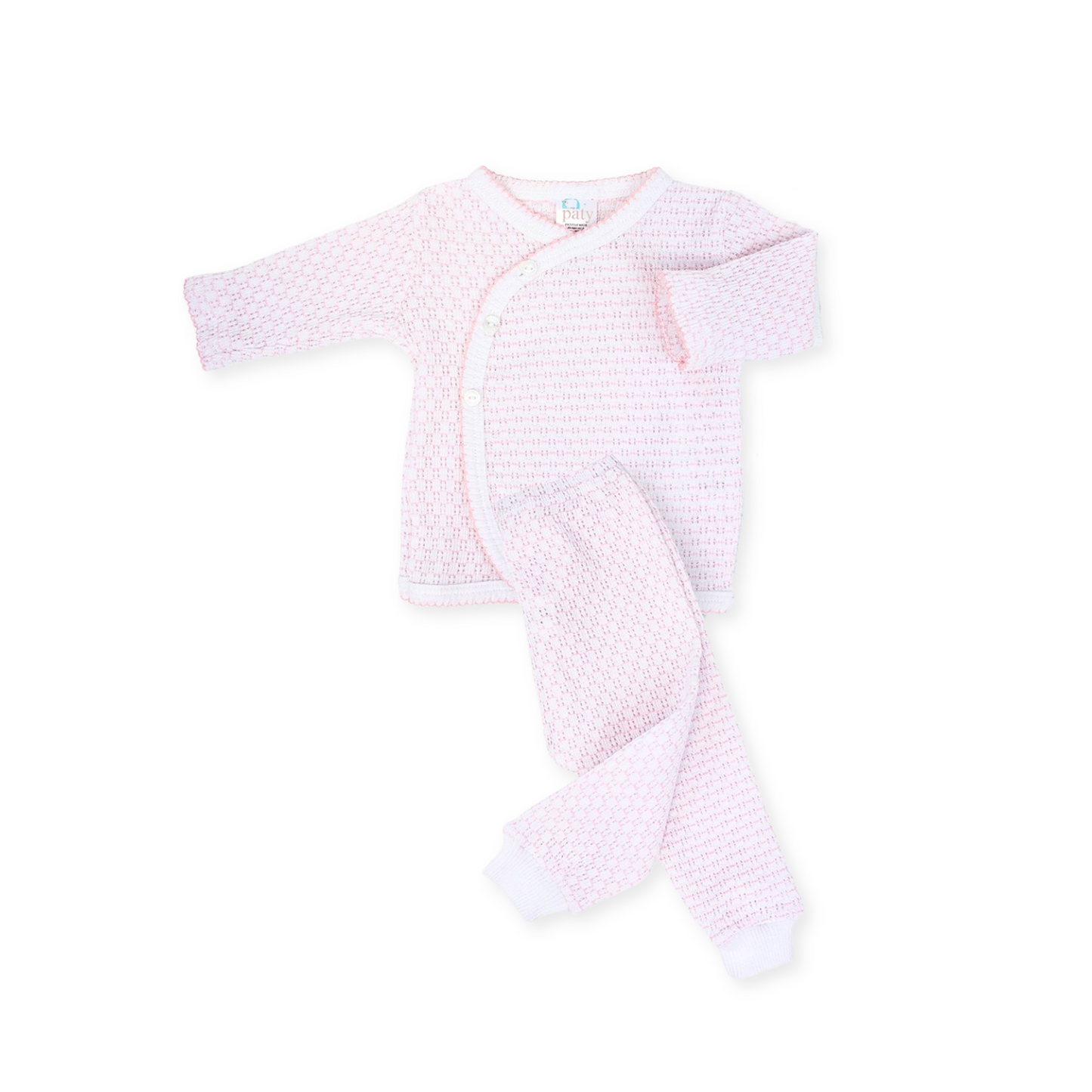 Paty Knit, 2 PC Kimono Set
