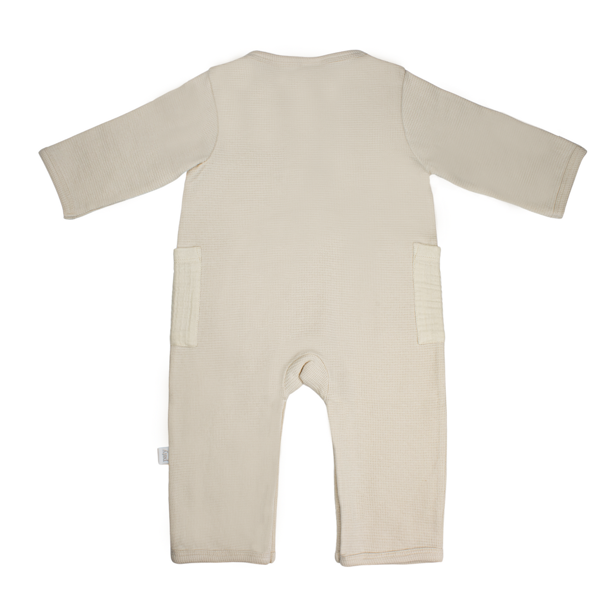 Organic Cotton Waffle Knit Romper