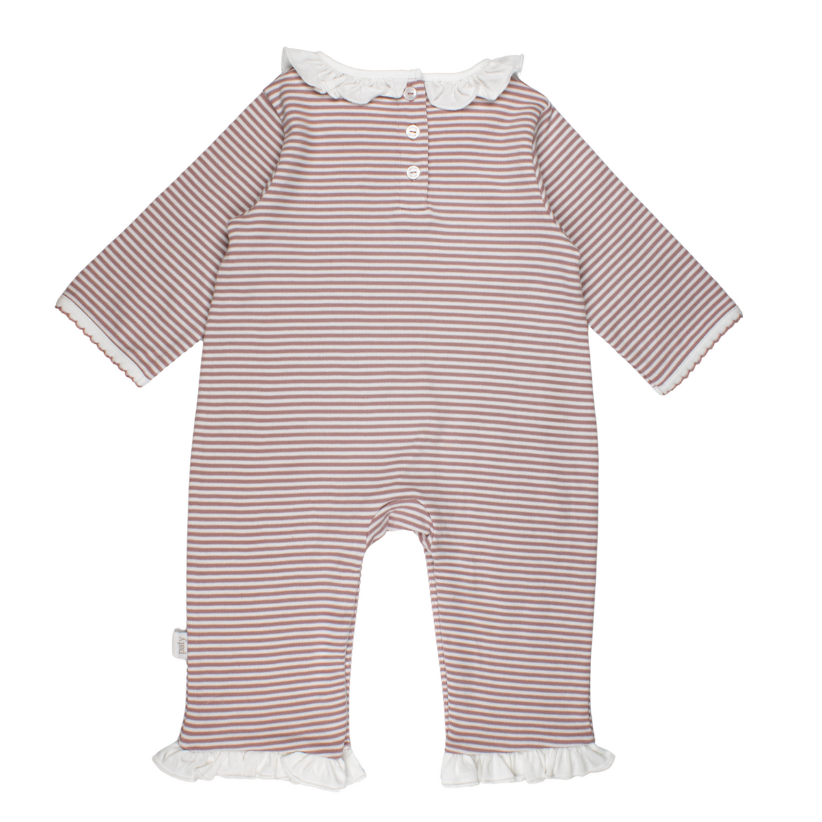 Girls Ruffle Collar Romper