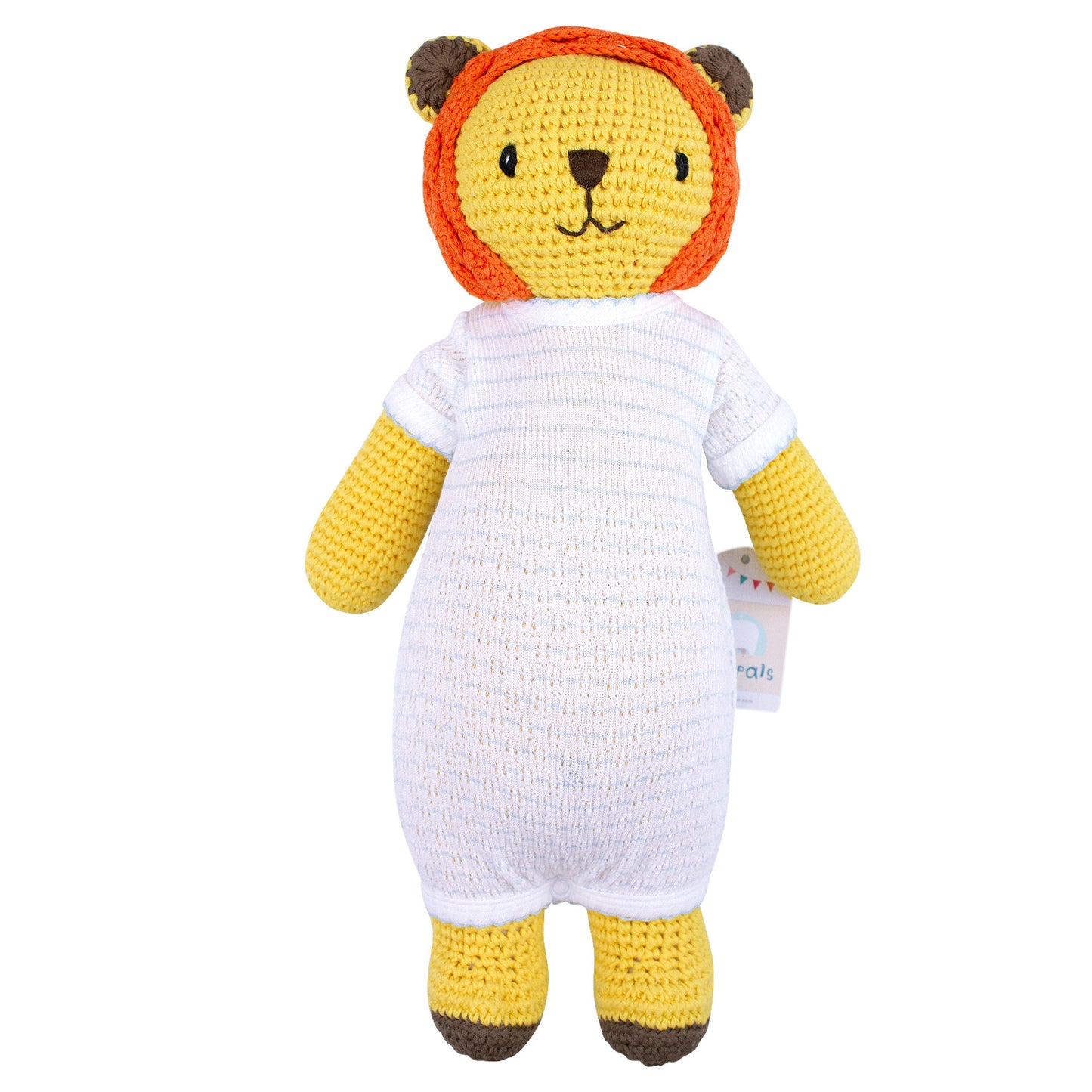 16" Paty Pal Large Crochet Lion, Bubble