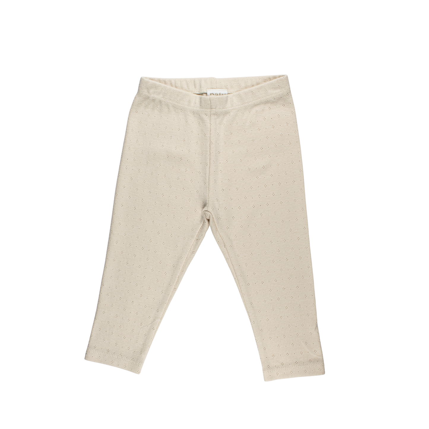 Paty Organic Cotton Pointelle Knit Leggings