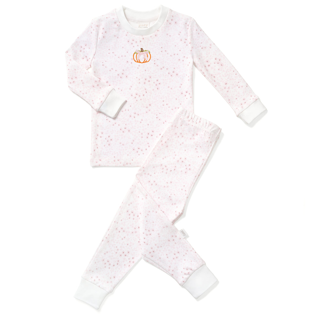 Paty Organic Cotton Kids Pumpkin Pajama Set